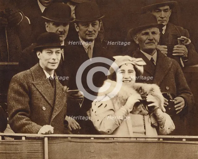 'Sharing a Joke at Aintree', 1937. Creator: Unknown.