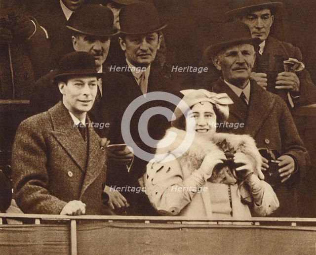 'Sharing a Joke at Aintree', 1937. Creator: Unknown.