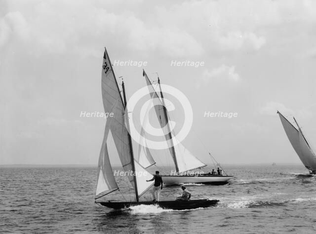 Shark and Acushla [II], 1897 July 31. Creator: John S Johnston.