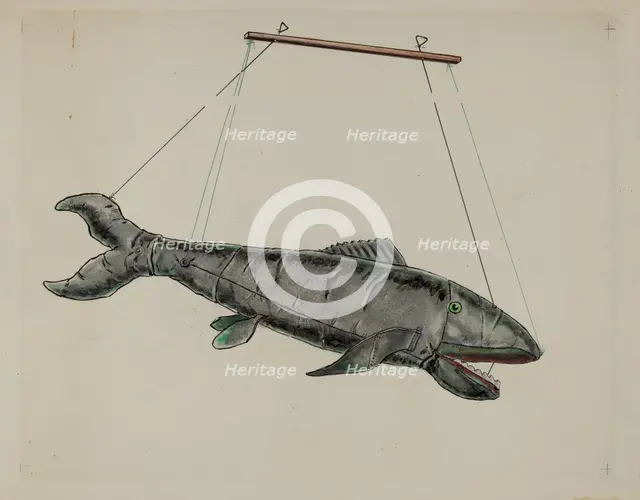 Shark Puppet, c. 1936. Creator: Sebastian Simonet.