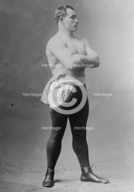 Sharkey in athletic outfit, 1910. Creator: Bain News Service.