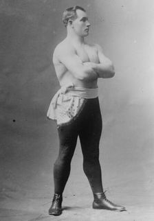 Sharkey in athletic outfit, 1910. Creator: Bain News Service