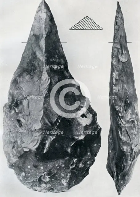Sharp pointed implements, from Henley, Oxfordshire, 1926. Artist: Unknown