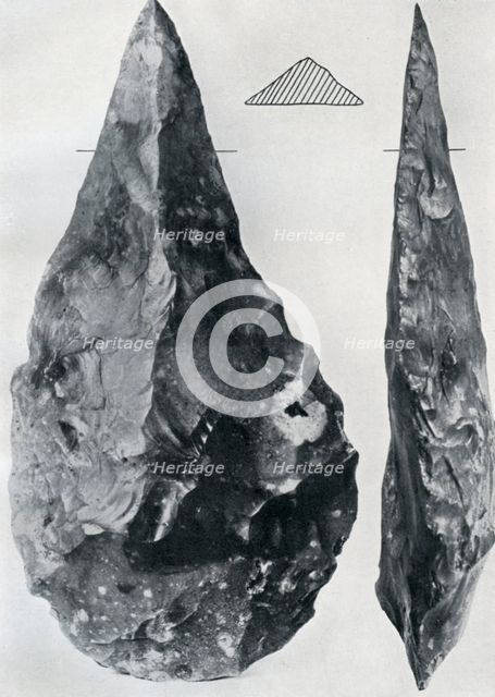 Sharp pointed implements, from Henley, Oxfordshire, 1926. Artist: Unknown