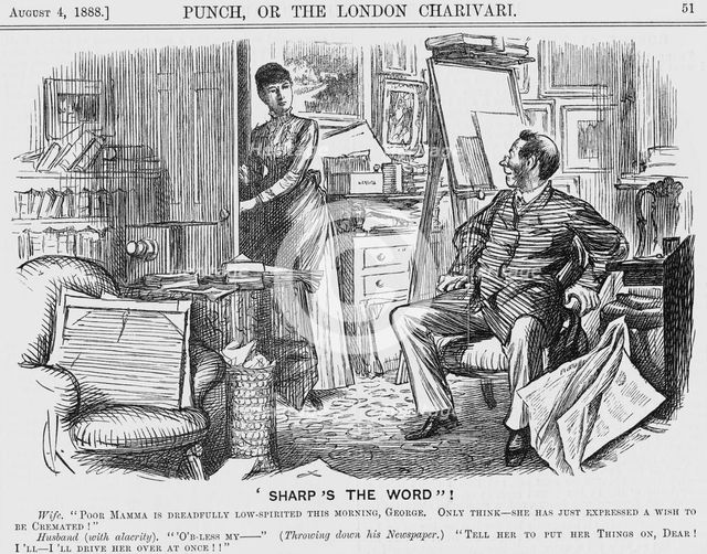 "Sharp's the Word!", 1888. Creator: Unknown.