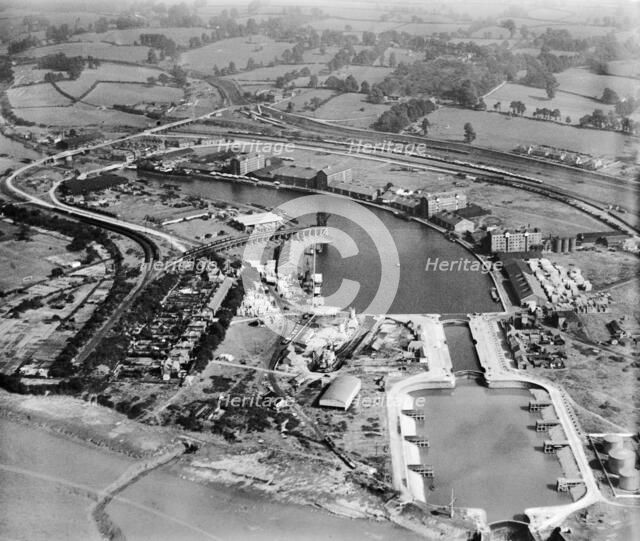 Sharpness, Gloucestershire, 1929. Artist: Aerofilms.