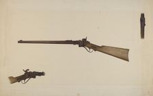 Sharps Rifle, c. 1938. Creator: Clyde L. Cheney
