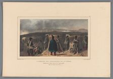 Sharpshooters behind a parapet, 1832, (1833). Creator: Auguste Raffet