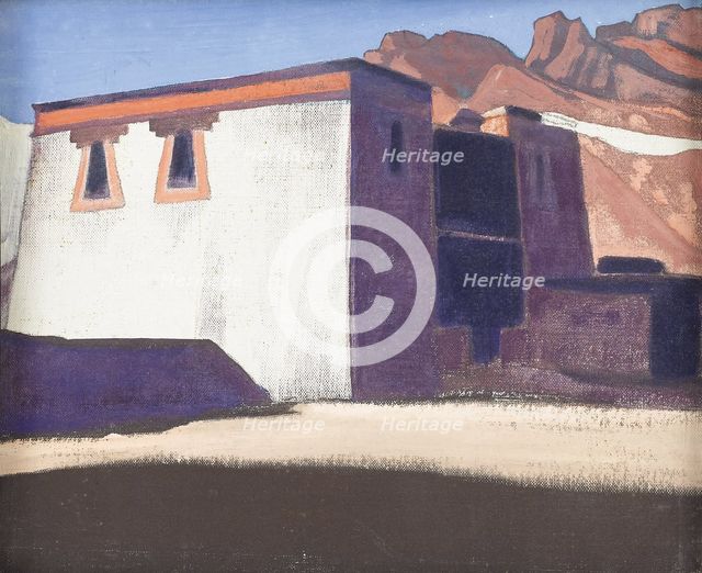 Sharugon Monastery, Tibet, 1928. Artist: Roerich, Nicholas (1874-1947)