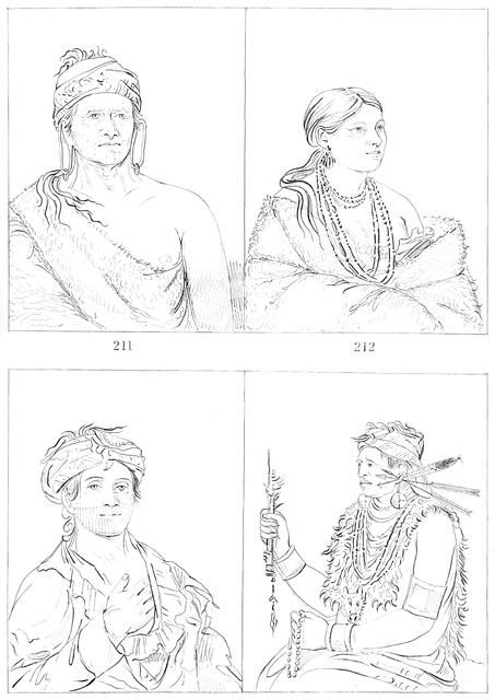 Shawnees, 1841.Artist: Myers and Co