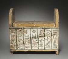 Shawabty Box of Ditamenpaankh (cover), 715-656 BC. Creator: Unknown