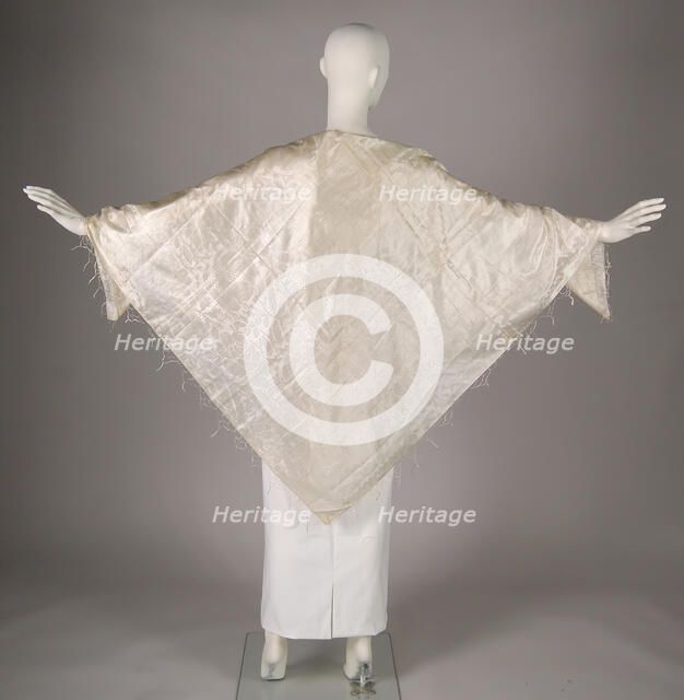 Shawl, Chinese, 1840-60. Creator: Unknown.