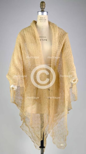 Shawl, American or European, ca. 1850. Creator: Unknown.