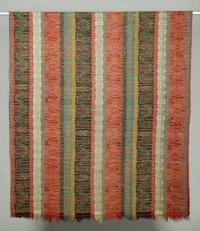 Shawl, American, third quarter 19th century. Creator: Unknown