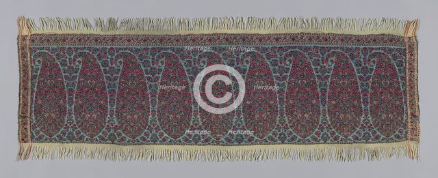 Shawl Border Fragment, India, 1815/20. Creator: Unknown.