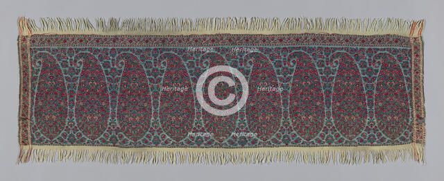 Shawl Border Fragment, India, 1815/20. Creator: Unknown.