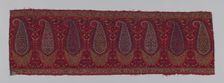 Shawl Border (Pallu), Kashmir, c. 1820. Creator: Unknown