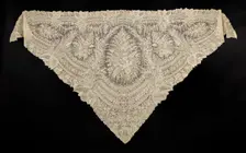Shawl, Belgian, 1860-70. Creator: Unknown