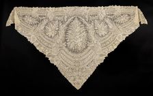 Shawl, Belgian, 1860-70. Creator: Unknown