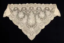 Shawl, Belgian, 1860-70. Creator: Unknown