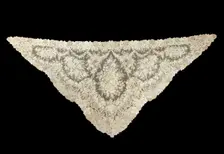 Shawl, Belgian, third quarter 19th century. Creator: Unknown