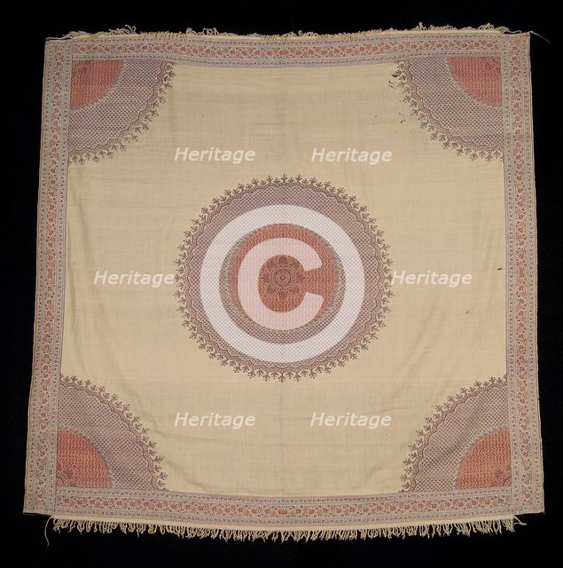 Shawl, British, 1840-49. Creator: Unknown.
