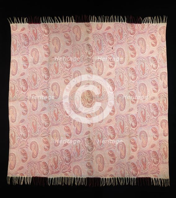 Shawl, British, ca. 1850. Creator: Unknown.