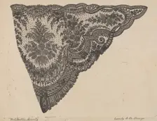 Shawl, c. 1936. Creator: Isabelle De Strange