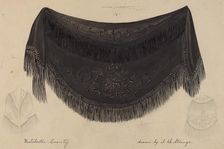 Shawl, c. 1936. Creator: Isabelle De Strange