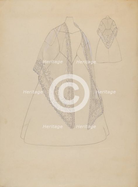 Shawl, c. 1936. Creator: Margaret Concha.