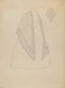 Shawl, c. 1936. Creator: Margaret Concha
