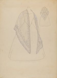 Shawl, c. 1936. Creator: Margaret Concha