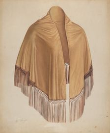 Shawl, c. 1939. Creator: Jean Peszel