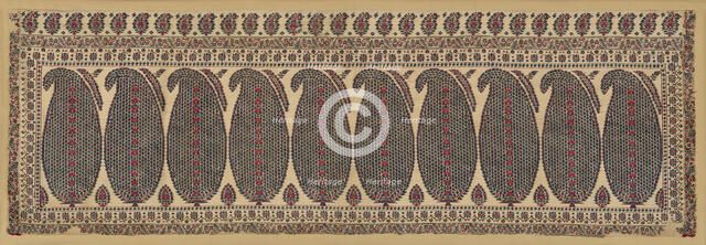 Shawl End, India, c. 1805-10. Creator: Unknown.