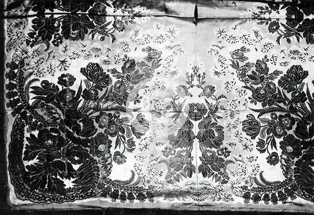 Shawl, England, c. 1860. Creator: Unknown.