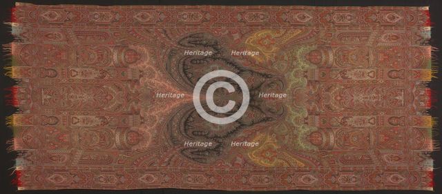 Shawl, France, c. 1855/62. Creator: Anthony Berrus.