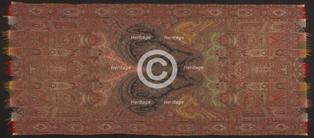 Shawl, France, c. 1855/62. Creator: Anthony Berrus.