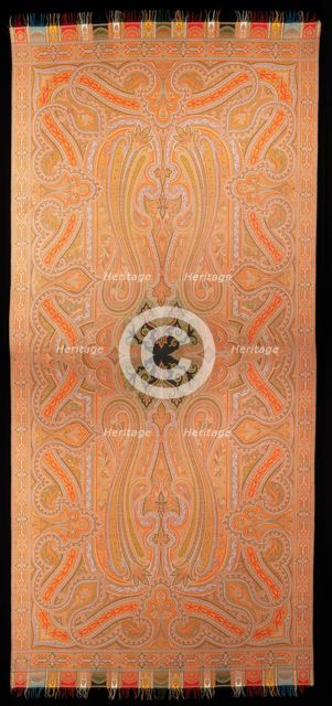 Shawl, French, 1860-69. Creator: Unknown.