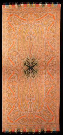 Shawl, French, 1860-69. Creator: Unknown