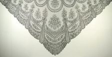 Shawl, French, 1860-70. Creator: Unknown