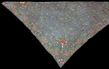 Shawl (Incomplete), France, 1825/75. Creator: Unknown
