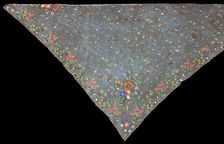 Shawl (Incomplete), France, 1825/75. Creator: Unknown