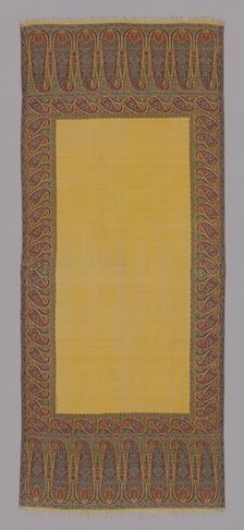 Shawl, India, 1825/35. Creator: Unknown