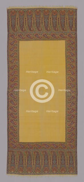 Shawl, India, 1825/35. Creator: Unknown.
