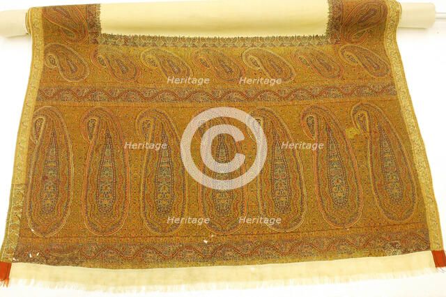 Shawl, India, 19th century. Creator: Unknown.