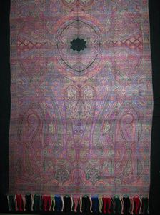 Shawl, Norwich, 1860s. Creator: Clabburn, Sons and Crisp