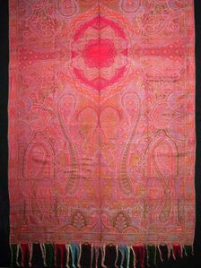 Shawl, Norwich, 1860s. Creator: Clabburn, Sons and Crisp