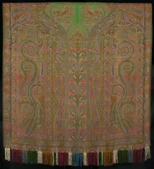 Shawl, Norwich, c. 1860s. Creator: Clabburn, Sons and Crisp