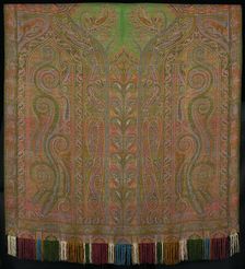 Shawl, Norwich, c. 1860s. Creator: Clabburn, Sons and Crisp