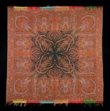 Shawl, Scottish, 1846. Creator: Unknown